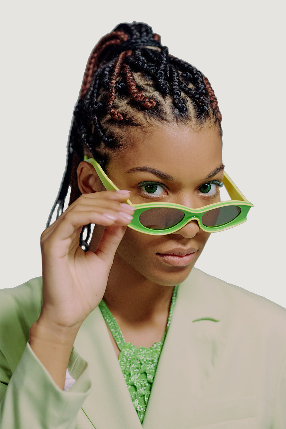 Cropped Twill Jacket