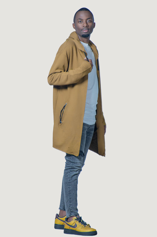 Long Hooded Cardigan