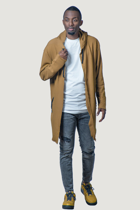 Long Hooded Cardigan